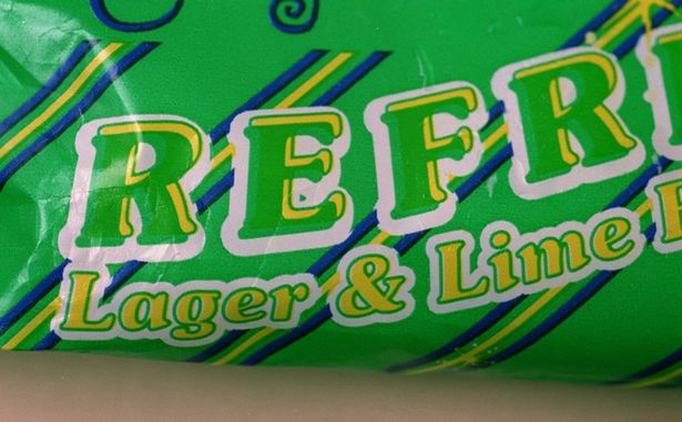 Lager and lime flavoured ice lolly, 1997