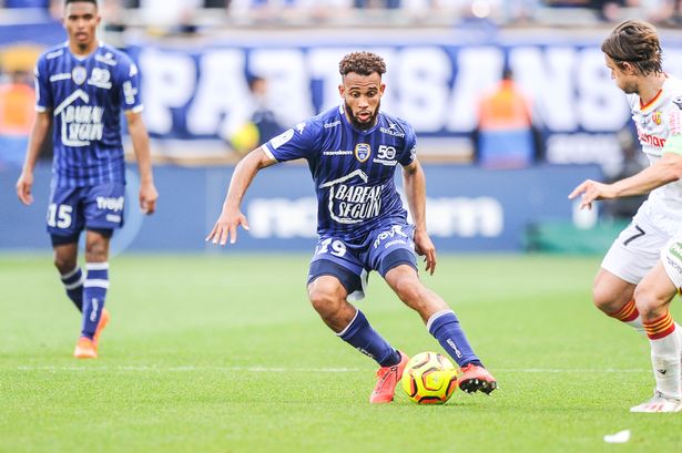 Bryan Mbeumo of Troyes during the Ligue 2 match between Troyes and Lens on May 24, 2019 in Troyes, France. (Photo by Sandra Ruhaut/Icon Sport via Getty Images)
