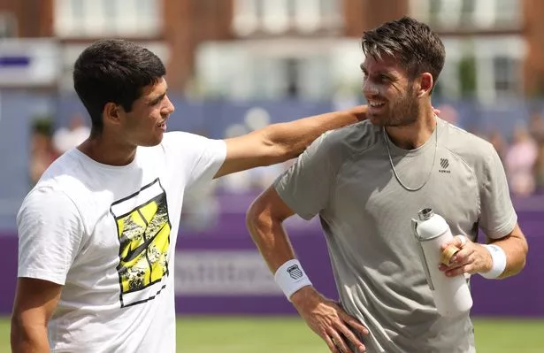Cameron Norrie and Carlos Alcaraz