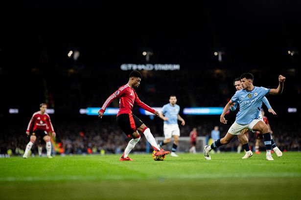 The Manchester derby at the Etihad