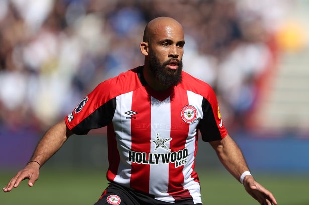 Brentford forward Bryan Mbeumo