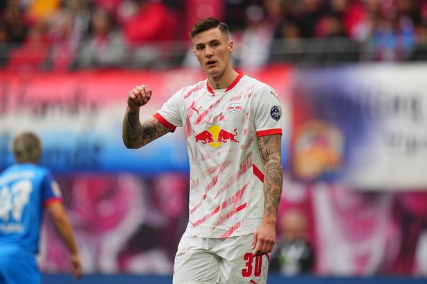 RB Leipzig striker Benjamin Sesko