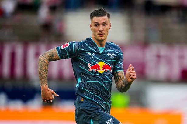 RB Leipzig striker Benjamin Sesko