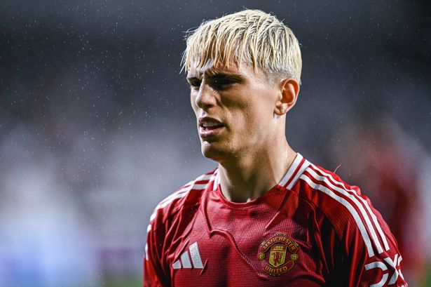 Manchester United winger Alejandro Garnacho