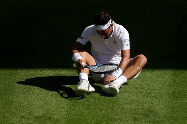 Fabio Fognini's Wimbledon career is at an end