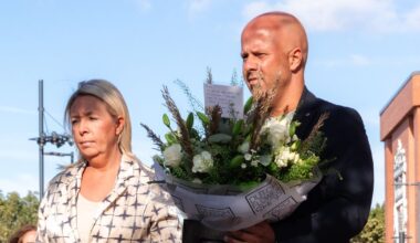 Arne Slot and wife's heartbreaking message to Diogo Jota at Liverpool tribute