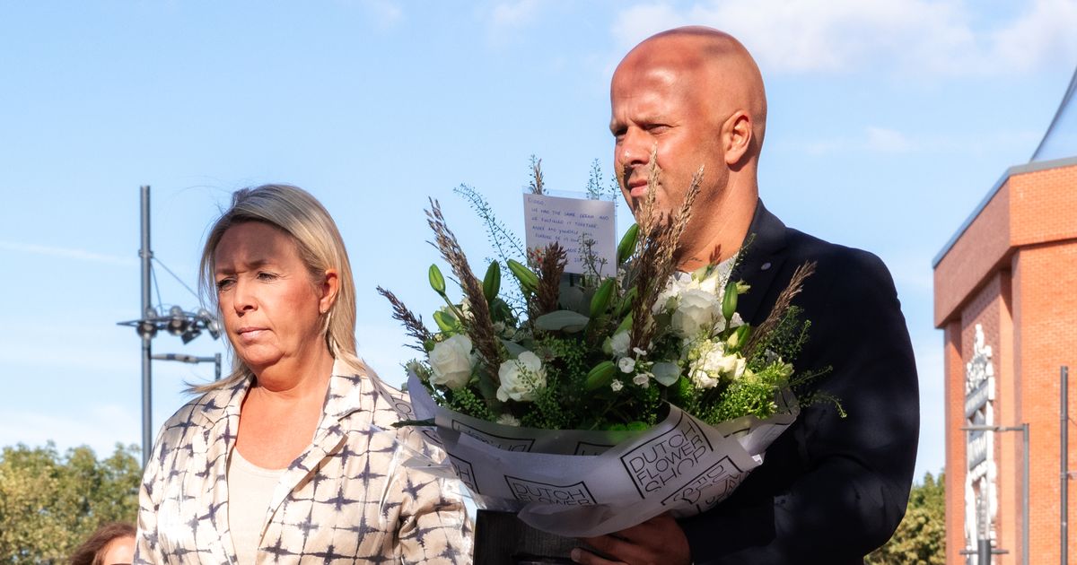 Arne Slot and wife's heartbreaking message to Diogo Jota at Liverpool tribute