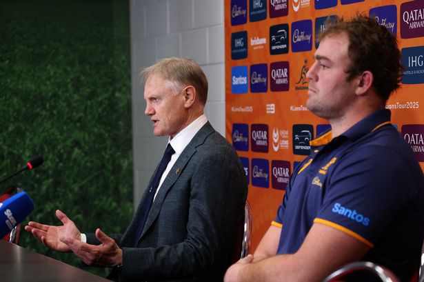 Australia's Head Coach head coach Joe Schmidt