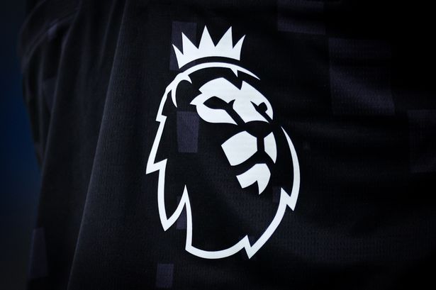 CHESTERFIELD, ENGLAND - JULY 19: The Premier League logo is seen on a match officials shirt during the pre-season friendly match between Nottingham Forest and AS Monaco at SMH Group Stadium on July 19, 2025 in Chesterfield, England. (Photo by Marc Atkins/Getty Images)