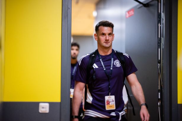 Tom Heaton arrives at the Strawberry Arena.