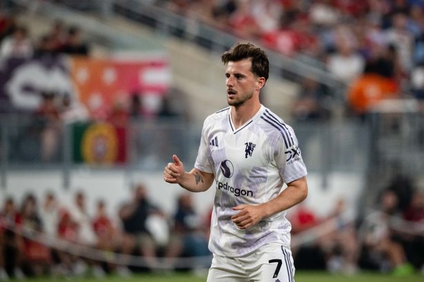Mason Mount of Manchester United in action during the Premier League Summer Series