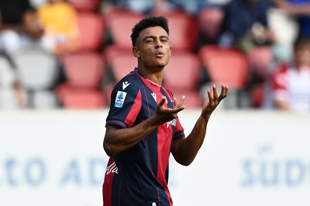 Bologna and Switzerland star Dan Ndoye. 