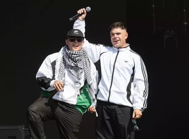Kneecap also performed at Glastonbury