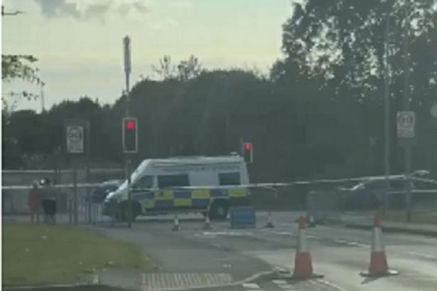 Police were called after a crash between multiple cars at the junction of Woodfall Heath Avenue and Seth Powell Way in Huyton