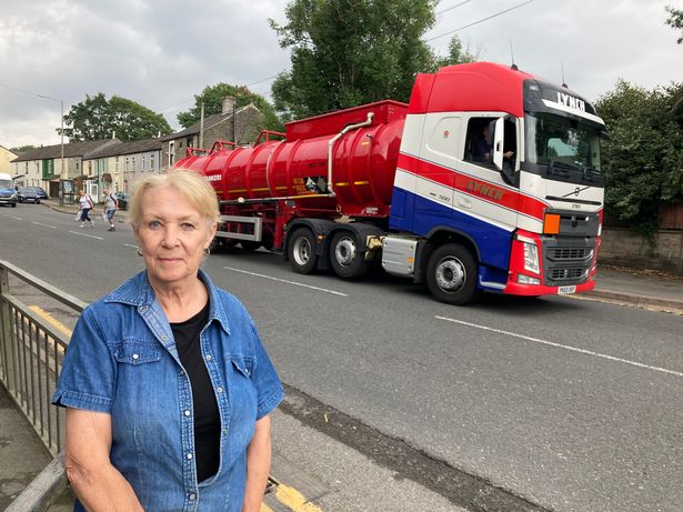 Nadine Mitcherson, 78, who has lived in Hollingworth all her life