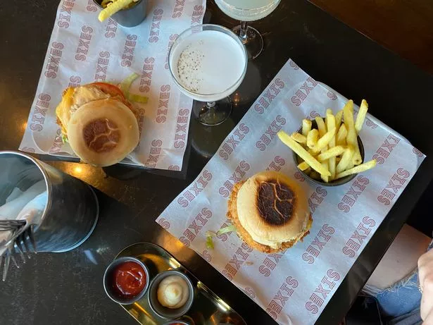 We'd built up an appetite after 45 minutes of virtual cricket 