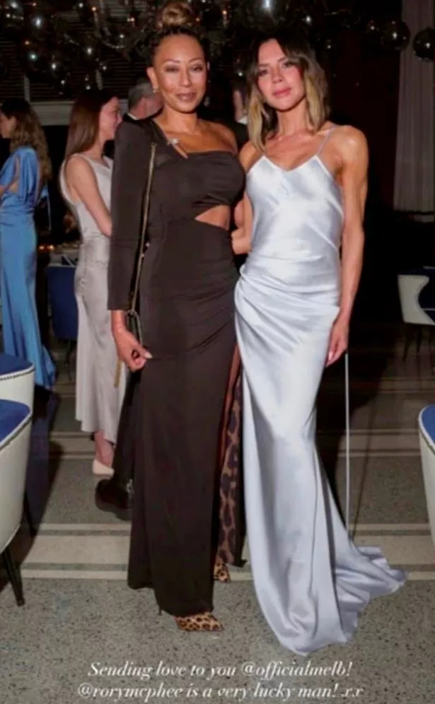 Posh Spice with Mel B