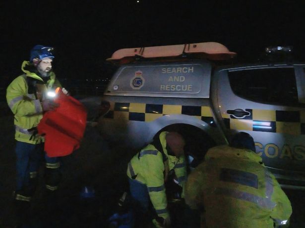Four rescuers were also injured due to the strong winds and dangerous waves