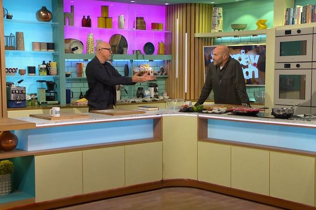 Tim Lovejoy and Simon Rimmer hosting Sunday Brunch on Channel 4, July 6, 2025