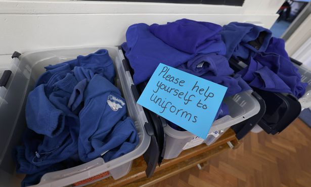 Spare uniform at the school
