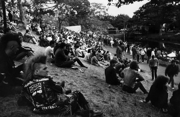 "Larks in the Park" music festival, in Sefton Park, Liverpool. 26th August 1982.