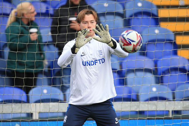 Bailey Peacock-Farrell, goalkeeper of Birmingham City 