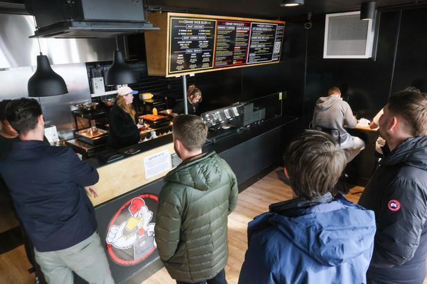 Gurt Wings at Wapping Wharf on its opening day (Friday, February 28, 2025)