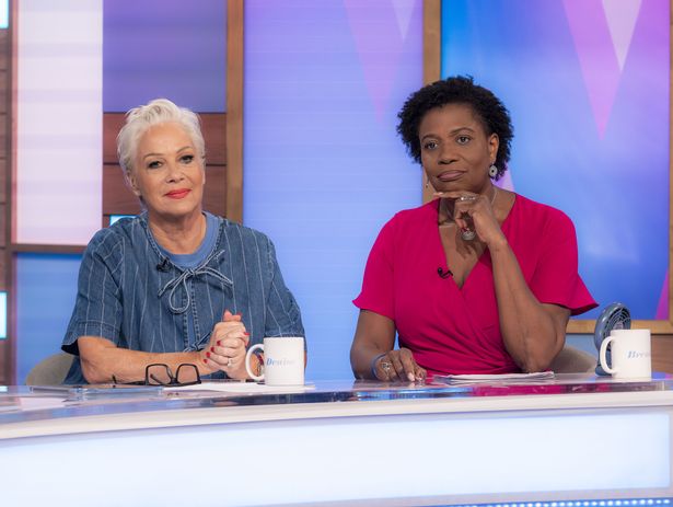 Editorial use only
Mandatory Credit: Photo by Ken McKay/ITV/Shutterstock (15349061j)
Denise Welch, Brenda Edwards
'Loose Women' TV show, London, UK - 09 Jun 2025