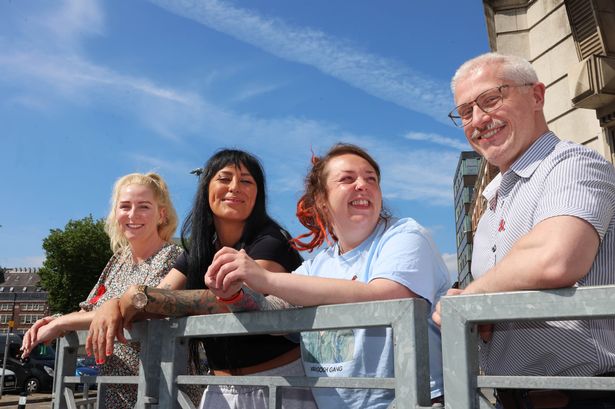 Sahir's Kellie Welch, Shereen Cowley, Kat Taylor and Ant Hopkinson.