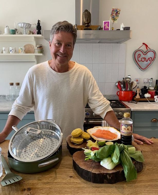 A look inside John Torode and Lisa Faulkner's home as couples ITV show returns. Pictured, their kitchen