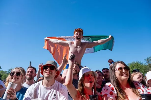 Music fans on the second day of the TRNSMT Festival.
