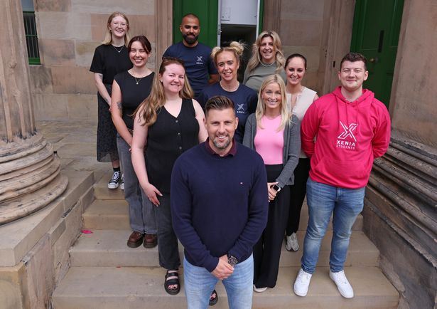 St Andrews Church student accommodation on Rodney Street, Liverpool. Pictured Daryl Tomlinson, Director for Xenia Lettings and the team