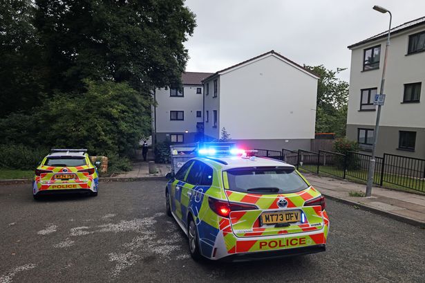 Merseyside Police scene on Kirk Street, Everton.