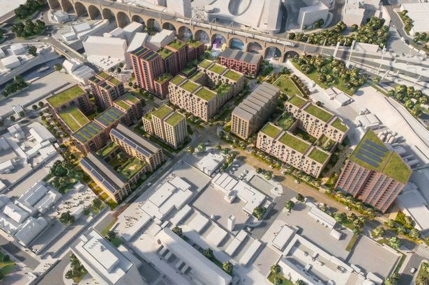 How the 'Stockport 8' development site might look.