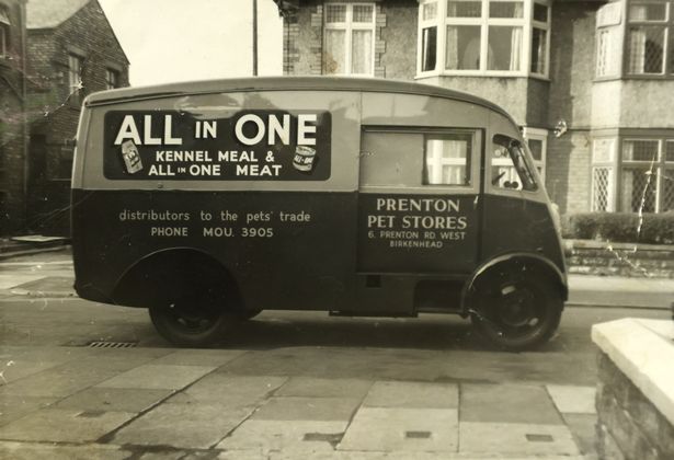 A van owned by Terry Smith's grandad in the 1930s