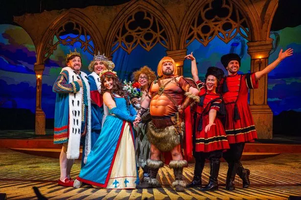 The Legend Of Rooney's Ring - From left, Liam Tobin, Lindzi Germain, Emma Grace Arends, Keddy Sutton, John May, Latesha karisa, Adam McCoy 