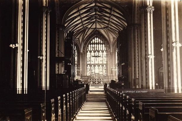 Photographs taken from the centenary of the St Luke's Church, Liverpool, in 1931.  They are from a private collection by Mrs. Jean Parry, daughter of Revd. Powell-Miller, Vicar of St. Luke's.  These pictures have never been published before and are therefore unique. Supplied by Bryan McCahey and Jonathon Wild
