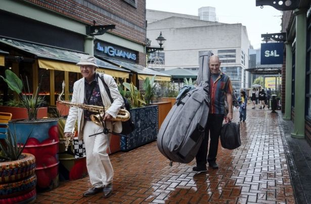 The band packed up their instruments midway though their performance 