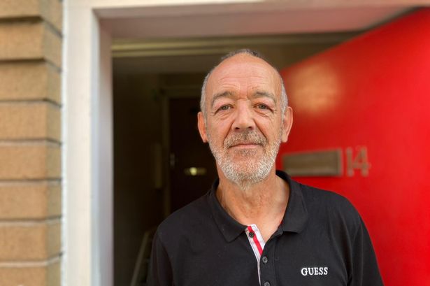 Kieran Robertson, who lives in Mahon Court, is relaxed about the issue