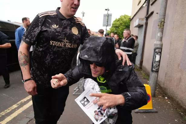 Kneecap arrive ahead of gig