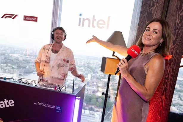 Roman Kemp and Natalie Pinkham were spotted at Gong on Friday night for an exclusive evening with Lenovo and F1