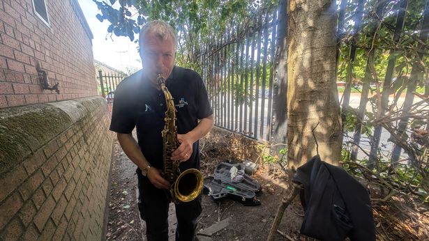Tony set down the saxophone for years
