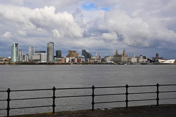 Liverpool's waterfront skyline from the Wirral