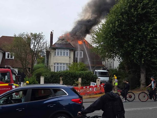 House fire in Bristol
