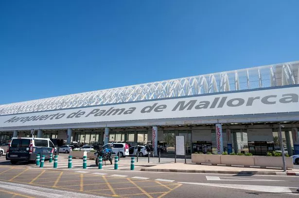 A general exterior view of Palma Airport.