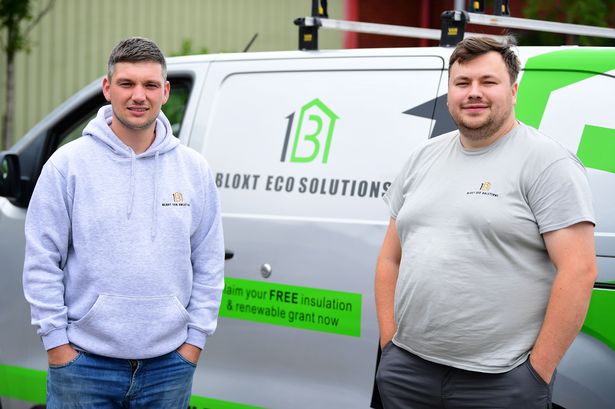 Matthew Carroll and Will Parkinson, who run Bloxt Eco Solutions