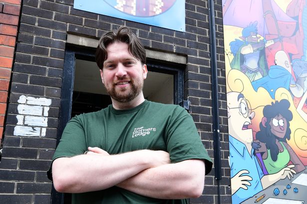 Nathan Nolan from The Gamers Lodge in Liverpool city centre