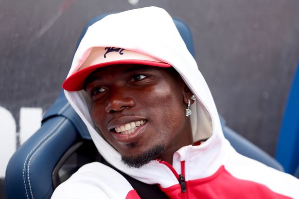 Paul Pogba of AS Monaco in the dugout ahead of the pre-season friendly match between Nottingham Forest and AS Monaco
