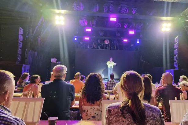 The venue for the painting class was strange but entertaining, Digital Nightclub
