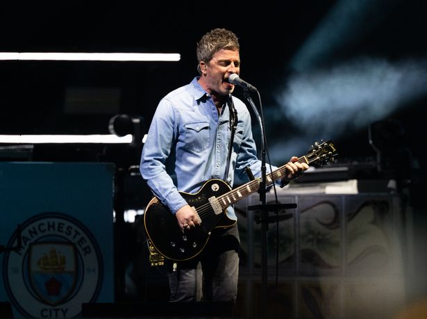 Noel Gallagher performs during the opening night of their Live 25' Tour 